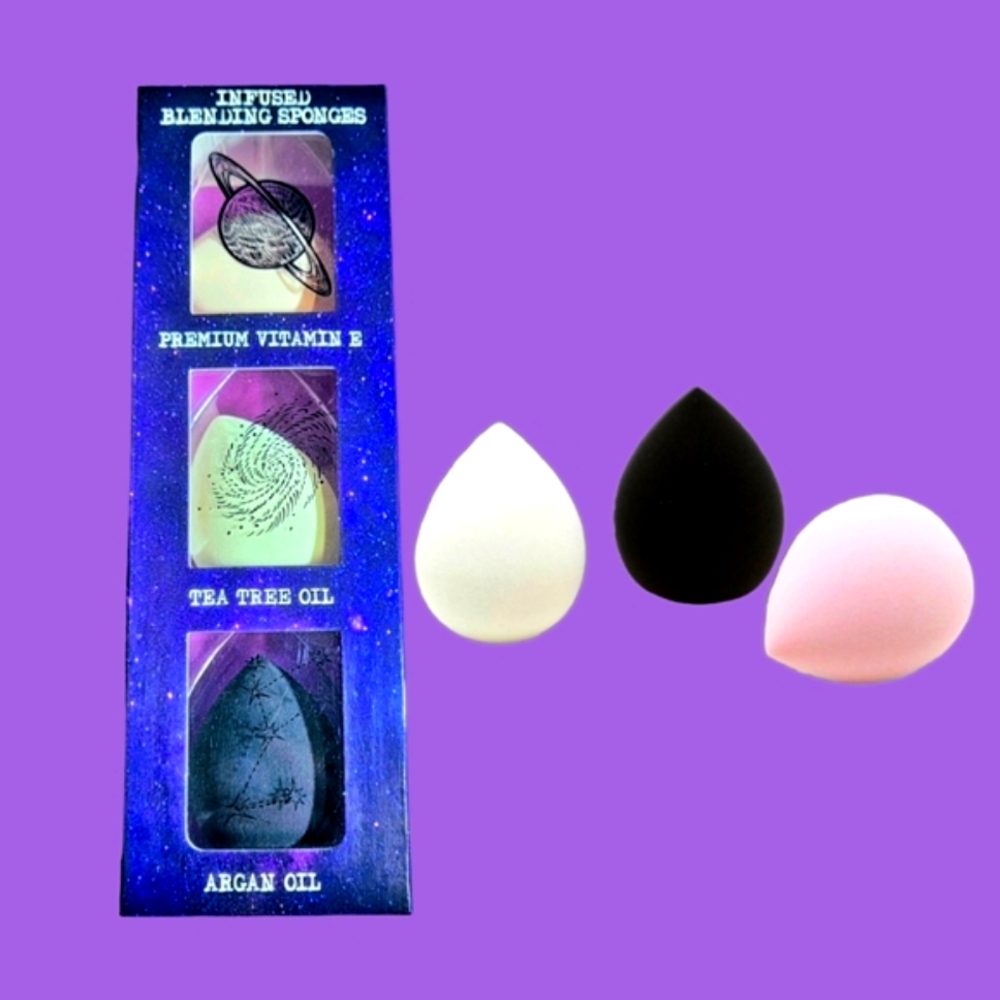 Essential Oil Infused Makeup Blending Sponge Set